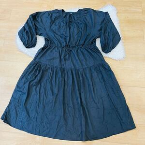 Old Navy Women’s Gray Boho Tiered midi Dress, plus size XXL